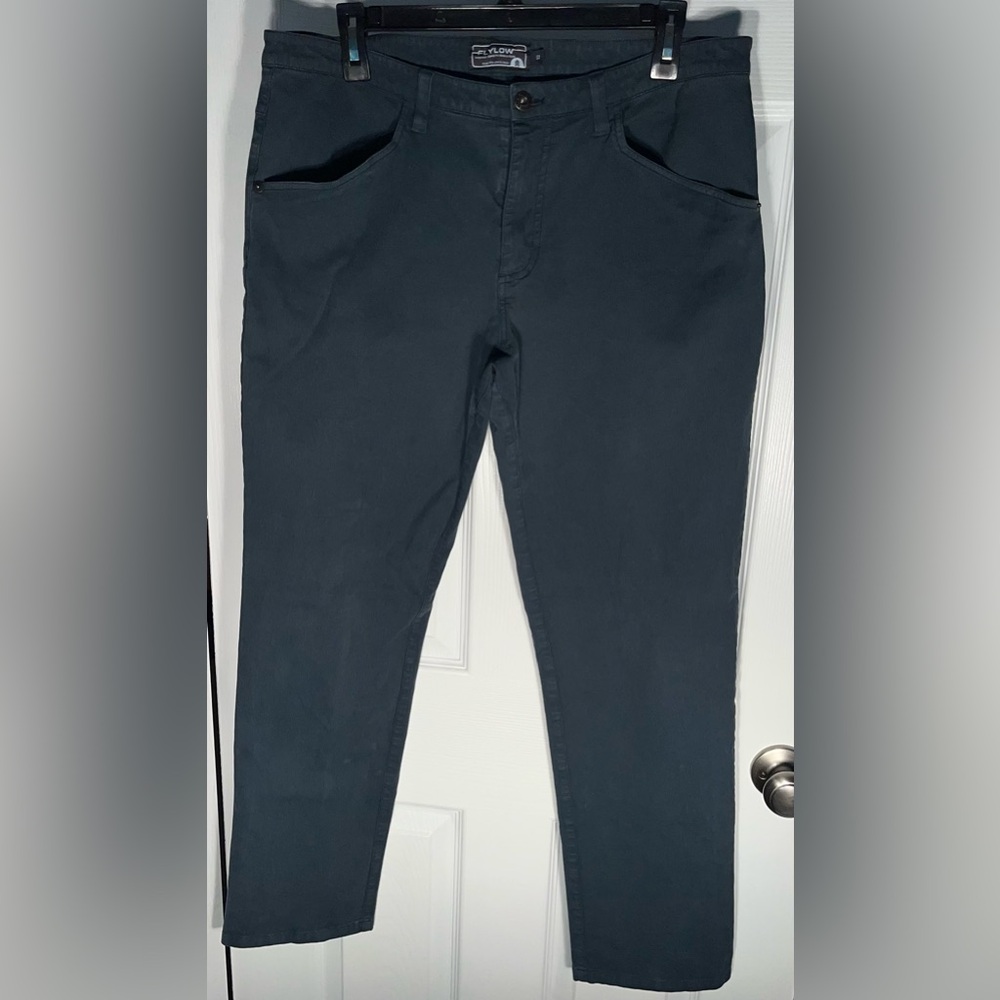Flylow Men's Pant's Blue Size 32 Cotton